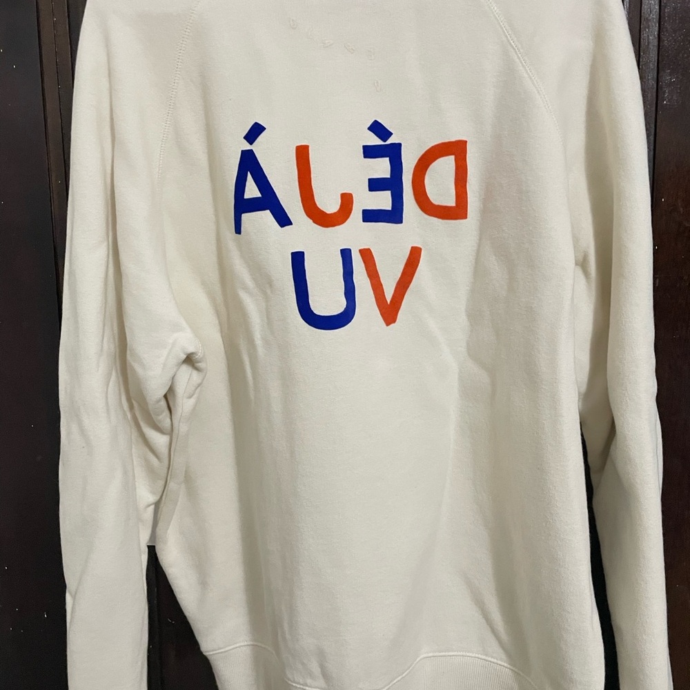 Clare V Deja Vu Sweatshirt Size L - Picture 2 of 3
